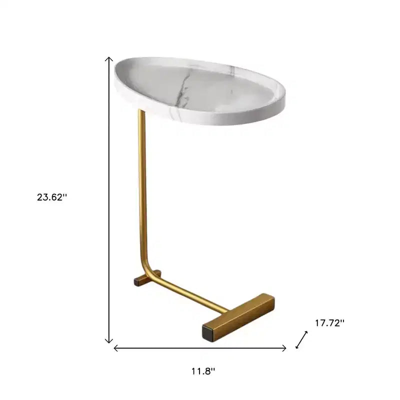 Nickel Iron Round Drum End Tables