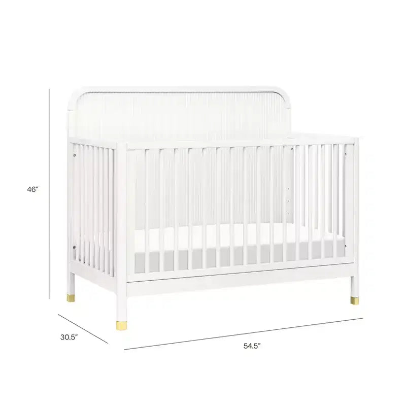 4-in-1 Convertible Crib - Warm White