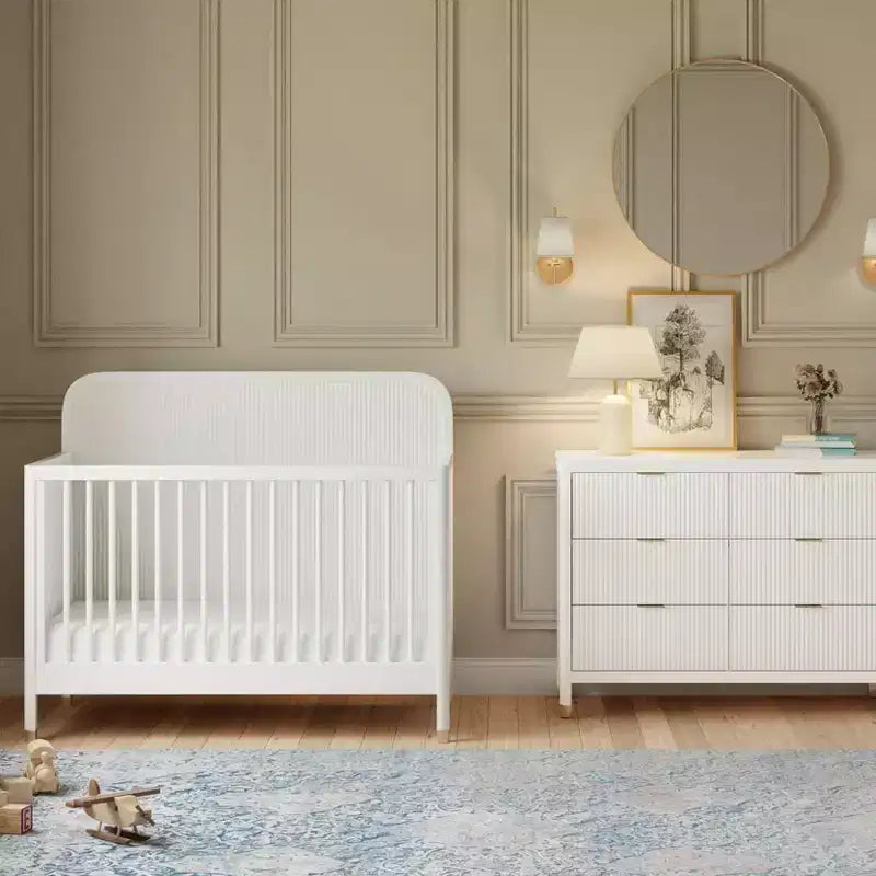 4-in-1 Convertible Crib - Warm White