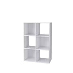 Bibliothèque étagère en bois à 3 niveaux de 34,96 po de hauteur