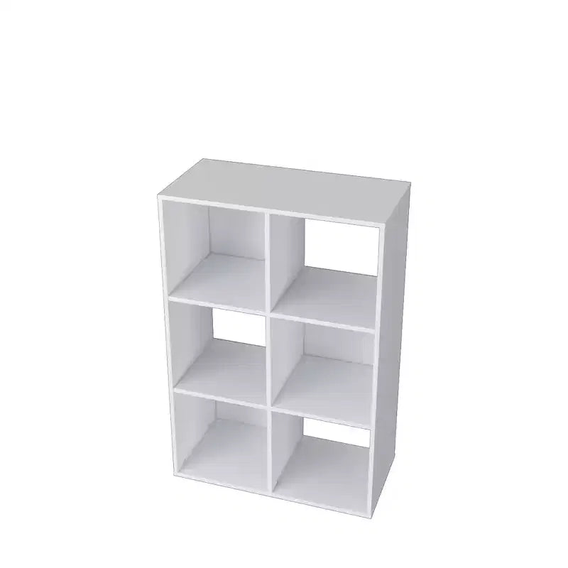 34.96 in. Tall Wood 3-Shelf Etagere Bookcase