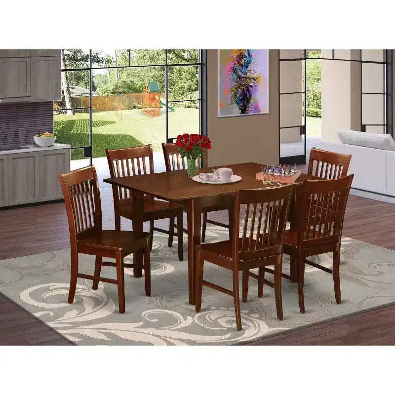 Mid-Century Dining - Small Table & Chairs - Modern Kitchen Dining Room Furniture