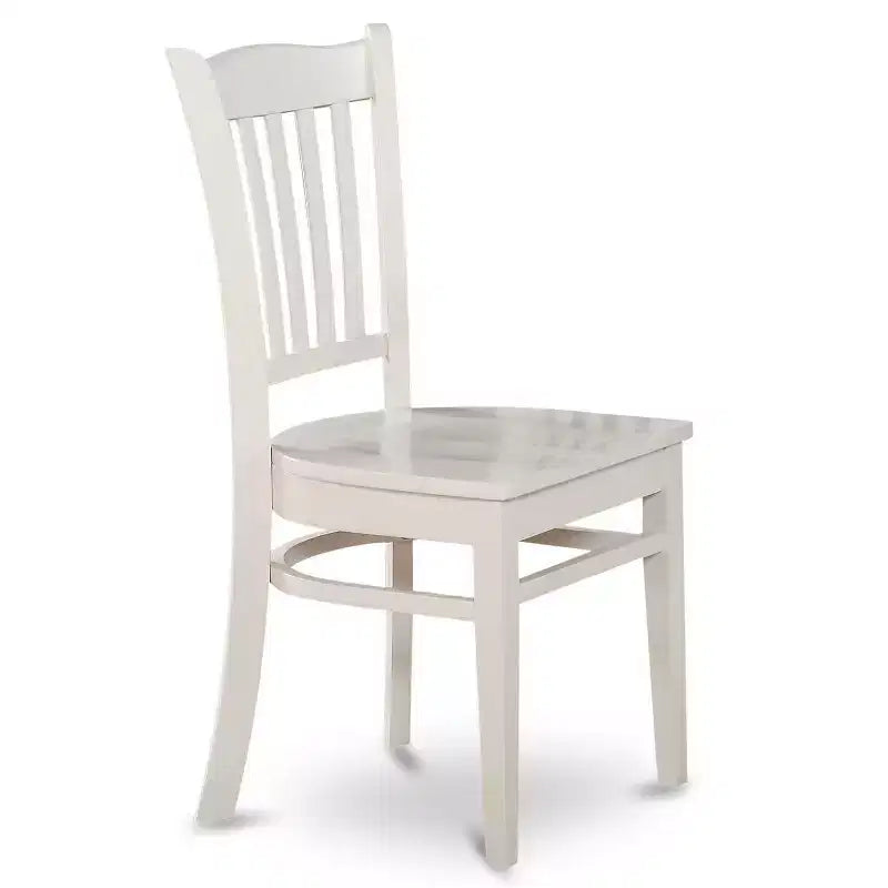 5-Pc Buttermilk and Cherry Solid Wood Top - Dining Room Set - Seats 4