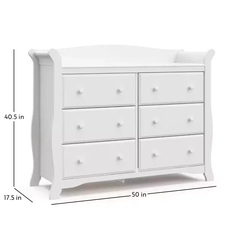 6-Drawer Double Dresser