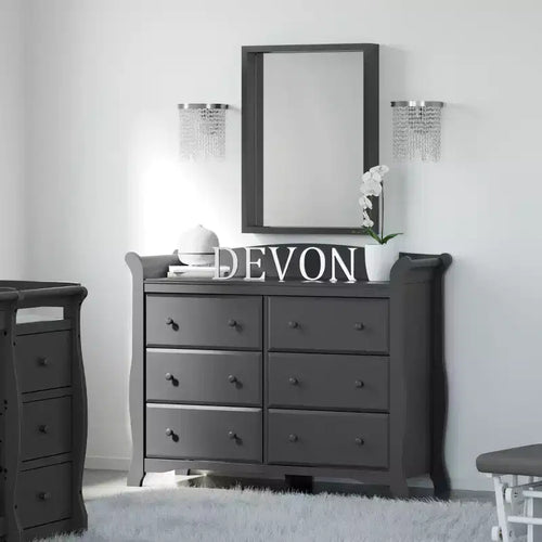 Commode double à 6 tiroirs