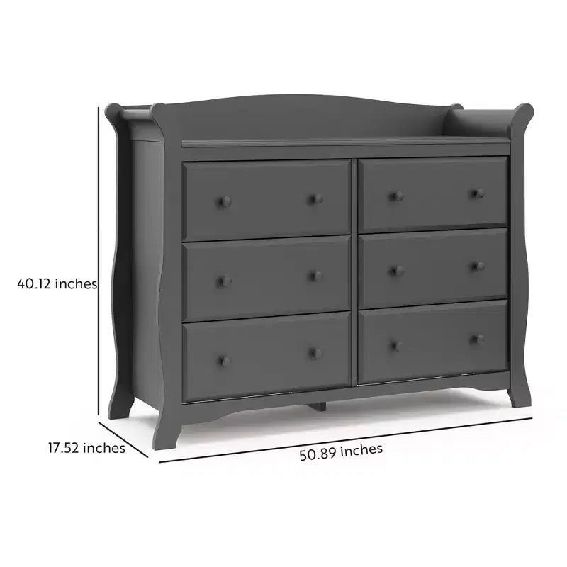 6-Drawer Double Dresser