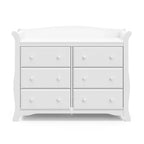 Commode double à 6 tiroirs