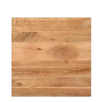 Table d'appoint moderne en bois massif avec pieds inclinés