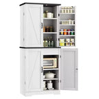 Élément de rangement de cuisine 66,7 po, avec étagères de porte, tiroir dissimulé et étagère réglable. Meuble de rangement autonome pour cuisine, salle à manger