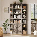 Étagère de style rustique moderne pour bureau ou salon