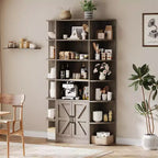 Étagère de style rustique moderne pour bureau ou salon