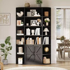Étagère de style rustique moderne pour bureau ou salon