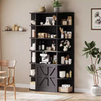 Étagère de style rustique moderne pour bureau ou salon