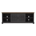 Meuble TV avec rangement à porte découpée 68,2 L 17,1 P 23,7 H