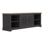 Meuble TV avec rangement à porte découpée 68,2 L 17,1 P 23,7 H
