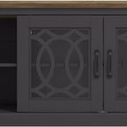 Meuble TV avec rangement à porte découpée 68,2 L 17,1 P 23,7 H