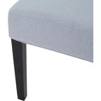 Chaises de salle à manger, chaises d'appoint rembourrées avec dossier capitonné et pieds en bois, chaises de salle à manger de cuisine contemporaines