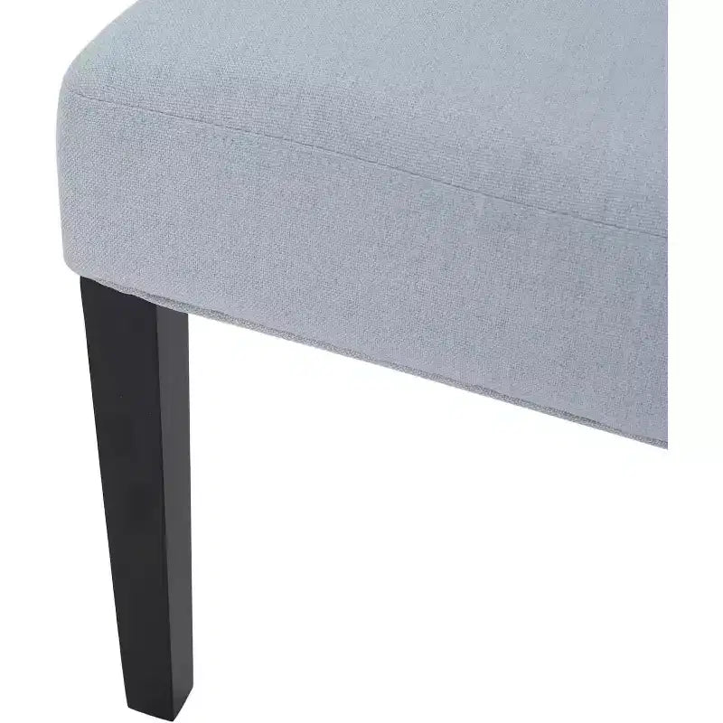 Dining Chairs, Upholstered Side Chairs with Tufted Back and Wood Legs, Contemporary Kitchen Dining Room Chairs